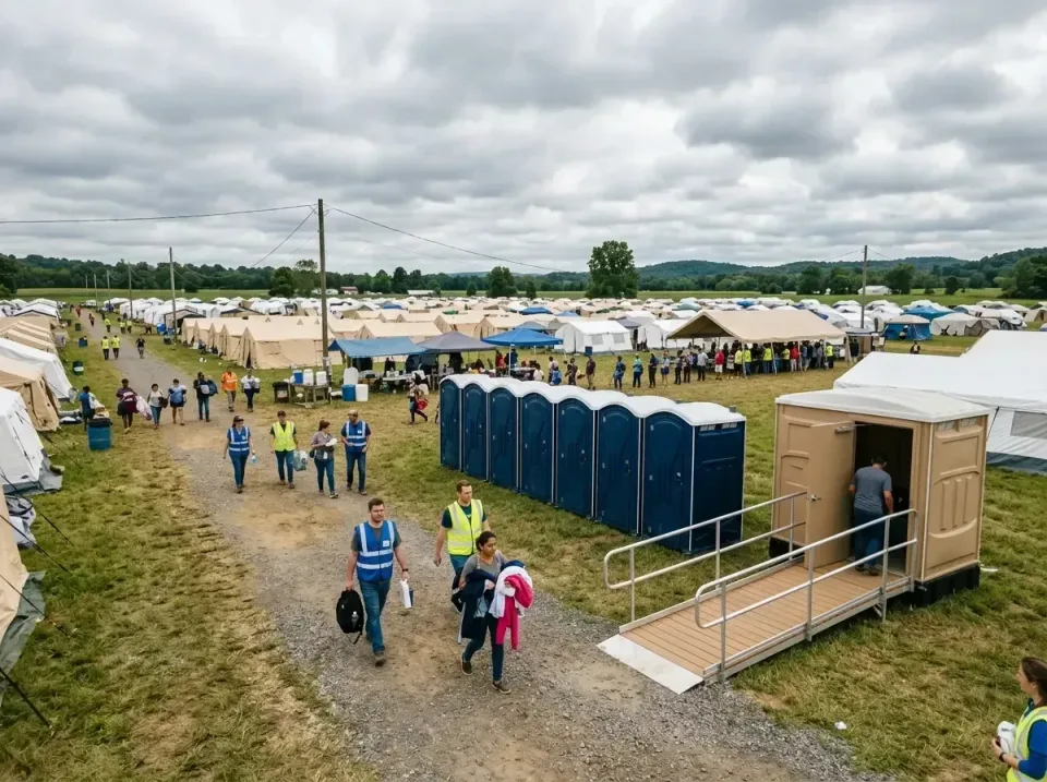 disaster-relief-camp-restrooms-010 — frequently asked questions, Dumpster & Portable Bathrooms Rental in Mitchellville, IA